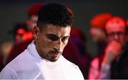 2 December 2023; Jordan Gill before his super-featherweight bout against Michael Conlan at the SSE Arena in Belfast. Photo by Ramsey Cardy/Sportsfile