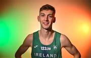 5 December 2023; Athlete Cormac Dalton pictured at the Crowne Plaza Hotel in Santry, Dublin, ahead of the 2023 European Cross Country Championships at which take place in Brussels on Sunday December 10th 2023. Full Irish team selections available at AthleticsIreland.ie. Photo by Sam Barnes/Sportsfile