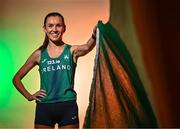 5 December 2023; Athlete Danielle Donegan pictured at the Crowne Plaza Hotel in Santry, Dublin, ahead of the 2023 European Cross Country Championships at which take place in Brussels on Sunday December 10th 2023. Full Irish team selections available at AthleticsIreland.ie. Photo by Sam Barnes/Sportsfile