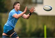 5 December 2023; Joe McCarthy during a Leinster Rugby squad training session at UCD in Dublin. Photo by Brendan Moran/Sportsfile