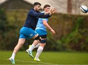 5 December 2023; Harry Byrne during a Leinster Rugby squad training session at UCD in Dublin. Photo by Brendan Moran/Sportsfile