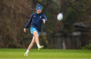 5 December 2023; Sam Prendergast during a Leinster Rugby squad training session at UCD in Dublin. Photo by Brendan Moran/Sportsfile