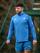 5 December 2023; Hugo Keenan during a Leinster Rugby squad training session at UCD in Dublin. Photo by Brendan Moran/Sportsfile