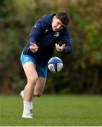 5 December 2023; Cormac Foley during a Leinster Rugby squad training session at UCD in Dublin. Photo by Brendan Moran/Sportsfile