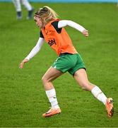 5 December 2023; Jamie Finn of Republic of Ireland before the UEFA Women's Nations League B match between Northern Ireland and Republic of Ireland at the National Football Stadium at Windsor Park in Belfast. Photo by Stephen McCarthy/Sportsfile