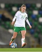 5 December 2023; Jamie Finn of Republic of Ireland during the UEFA Women's Nations League B match between Northern Ireland and Republic of Ireland at the National Football Stadium at Windsor Park in Belfast. Photo by Stephen McCarthy/Sportsfile