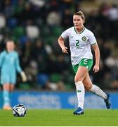 5 December 2023; Jessie Stapleton of Republic of Ireland during the UEFA Women's Nations League B match between Northern Ireland and Republic of Ireland at the National Football Stadium at Windsor Park in Belfast. Photo by Stephen McCarthy/Sportsfile