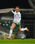 5 December 2023; Heather Payne of Republic of Ireland during the UEFA Women's Nations League B match between Northern Ireland and Republic of Ireland at the National Football Stadium at Windsor Park in Belfast. Photo by Ramsey Cardy/Sportsfile