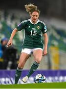5 December 2023; Rebecca Holloway of Northern Ireland during the UEFA Women's Nations League B match between Northern Ireland and Republic of Ireland at the National Football Stadium at Windsor Park in Belfast. Photo by Ramsey Cardy/Sportsfile