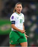 5 December 2023; Katie McCabe of Republic of Ireland during the UEFA Women's Nations League B match between Northern Ireland and Republic of Ireland at the National Football Stadium at Windsor Park in Belfast. Photo by Ramsey Cardy/Sportsfile
