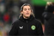 5 December 2023; Republic of Ireland performance coach Ivi Casagrande before the UEFA Women's Nations League B match between Northern Ireland and Republic of Ireland at the National Football Stadium at Windsor Park in Belfast. Photo by Stephen McCarthy/Sportsfile