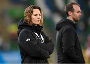 5 December 2023; Republic of Ireland performance psychologist Sarah Murray before the UEFA Women's Nations League B match between Northern Ireland and Republic of Ireland at the National Football Stadium at Windsor Park in Belfast. Photo by Stephen McCarthy/Sportsfile