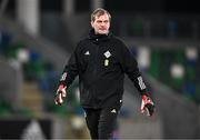 5 December 2023; Northern Ireland goalkeeping coach Roy Carroll before the UEFA Women's Nations League B match between Northern Ireland and Republic of Ireland at the National Football Stadium at Windsor Park in Belfast. Photo by Stephen McCarthy/Sportsfile