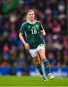 5 December 2023; Nadene Caldwell of Northern Ireland during the UEFA Women's Nations League B match between Northern Ireland and Republic of Ireland at the National Football Stadium at Windsor Park in Belfast. Photo by Stephen McCarthy/Sportsfile