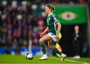 5 December 2023; Caragh Hamilton of Northern Ireland during the UEFA Women's Nations League B match between Northern Ireland and Republic of Ireland at the National Football Stadium at Windsor Park in Belfast. Photo by Stephen McCarthy/Sportsfile