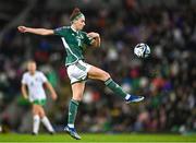 5 December 2023; Chloe McCarron of Northern Ireland during the UEFA Women's Nations League B match between Northern Ireland and Republic of Ireland at the National Football Stadium at Windsor Park in Belfast. Photo by Stephen McCarthy/Sportsfile