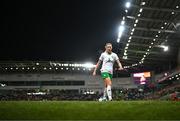 5 December 2023; Megan Connolly of Republic of Ireland during the UEFA Women's Nations League B match between Northern Ireland and Republic of Ireland at the National Football Stadium at Windsor Park in Belfast. Photo by Stephen McCarthy/Sportsfile