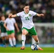 5 December 2023; Lucy Quinn of Republic of Ireland during the UEFA Women's Nations League B match between Northern Ireland and Republic of Ireland at the National Football Stadium at Windsor Park in Belfast. Photo by Stephen McCarthy/Sportsfile