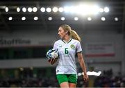 5 December 2023; Megan Connolly of Republic of Ireland during the UEFA Women's Nations League B match between Northern Ireland and Republic of Ireland at the National Football Stadium at Windsor Park in Belfast. Photo by Stephen McCarthy/Sportsfile