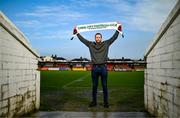 7 December 2023; Newly-appointed Cork City head coach Tim Clancy stands for a portrait after a press conference at Turner's Cross in Cork. Photo by Eóin Noonan/Sportsfile