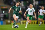 5 December 2023; Rebecca Holloway of Northern Ireland during the UEFA Women's Nations League B match between Northern Ireland and Republic of Ireland at the National Football Stadium at Windsor Park in Belfast. Photo by Stephen McCarthy/Sportsfile