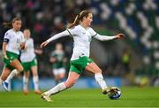 5 December 2023; Kyra Carusa of Republic of Ireland during the UEFA Women's Nations League B match between Northern Ireland and Republic of Ireland at the National Football Stadium at Windsor Park in Belfast. Photo by Stephen McCarthy/Sportsfile