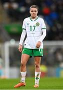 5 December 2023; Jamie Finn of Republic of Ireland during the UEFA Women's Nations League B match between Northern Ireland and Republic of Ireland at the National Football Stadium at Windsor Park in Belfast. Photo by Stephen McCarthy/Sportsfile