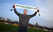 7 December 2023; Newly-appointed Cork City head coach Tim Clancy stands for a portrait after a press conference at Turner's Cross in Cork. Photo by Eóin Noonan/Sportsfile