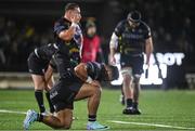 8 December 2023; Bundee Aki of Connacht, centre, and teammates after their side's defeat in the Investec Champions Cup Pool 1 Round 1 match between Connacht and Bordeaux-Begles at The Sportsground in Galway. Photo by Seb Daly/Sportsfile