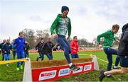 9 December 2023; Callum Morgan of Ireland during a course inspection and training session ahead of the SPAR European Cross Country Championships at Laeken Park in Brussels, Belgium. Photo by Sam Barnes/Sportsfile