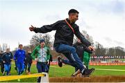 9 December 2023; Abdel Laadjel of Ireland during a course inspection and training session ahead of the SPAR European Cross Country Championships at Laeken Park in Brussels, Belgium. Photo by Sam Barnes/Sportsfile