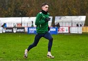 9 December 2023; Fearghal Curtin of Ireland during a course inspection and training session ahead of the SPAR European Cross Country Championships at Laeken Park in Brussels, Belgium. Photo by Sam Barnes/Sportsfile