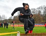 9 December 2023; Athletics coach Feidhlim Kelly during a course inspection and training session ahead of the SPAR European Cross Country Championships at Laeken Park in Brussels, Belgium. Photo by Sam Barnes/Sportsfile