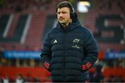 9 December 2023; Fineen Wycherley of Munster before the Investec Champions Cup Pool 3 Round 1 match between Munster and Aviron Bayonnais at Thomond Park in Limerick. Photo by Brendan Moran/Sportsfile