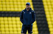9 December 2023; Senior coach Jacques Nienaber during a Leinster Rugby captain's run at Stade Marcel Deflandre in La Rochelle, France.  Photo by Harry Murphy/Sportsfile