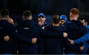 9 December 2023; Senior coach Jacques Nienaber speaks to his players during a Leinster Rugby captain's run at Stade Marcel Deflandre in La Rochelle, France.  Photo by Harry Murphy/Sportsfile