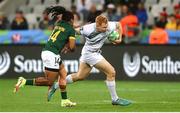 9 December 2023; Gavin Mullin of Ireland in action against Rosko Specman of South Africa during the Men's Pool A match between South Africa and Ireland during the HSBC SVNS Rugby Tournament at DHL Stadium in Cape Town, South Africa. Photo by Shaun Roy/Sportsfile