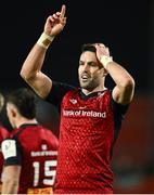 9 December 2023; Conor Murray of Munster reacts during the Investec Champions Cup Pool 3 Round 1 match between Munster and Aviron Bayonnais at Thomond Park in Limerick. Photo by Brendan Moran/Sportsfile