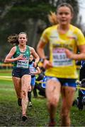 10 December 2023; Hannah Kehoe of Ireland competes in the U20 women's 5000m during the SPAR European Cross Country Championships at Laeken Park in Brussels, Belgium. Photo by Sam Barnes/Sportsfile