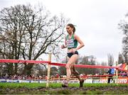 10 December 2023; Ava O'Connor of Ireland competes in the U23 women's 7000m during the SPAR European Cross Country Championships at Laeken Park in Brussels, Belgium. Photo by Sam Barnes/Sportsfile