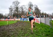 10 December 2023; Eimear Maher of Ireland competes in the U23 women's 7000m during the SPAR European Cross Country Championships at Laeken Park in Brussels, Belgium. Photo by Sam Barnes/Sportsfile