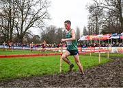 10 December 2023; Michael Morgan of Ireland competes in the U23 men's 7000m during the SPAR European Cross Country Championships at Laeken Park in Brussels, Belgium. Photo by Sam Barnes/Sportsfile