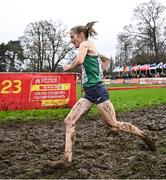 10 December 2023; Fionnuala McCormack of Ireland on her way to finishing fourth in the senior women's 9000m during the SPAR European Cross Country Championships at Laeken Park in Brussels, Belgium. Photo by Sam Barnes/Sportsfile