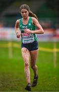 10 December 2023; Fiona Everard of Ireland competes in the senior women's 9000m during the SPAR European Cross Country Championships at Laeken Park in Brussels, Belgium. Photo by Sam Barnes/Sportsfile