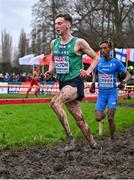 10 December 2023; Cormac Dalton of Ireland competes in the senior men's 9000m during the SPAR European Cross Country Championships at Laeken Park in Brussels, Belgium. Photo by Sam Barnes/Sportsfile
