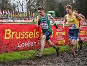 10 December 2023; Fearghal Curtin of Ireland competes in the senior men's 9000m during the SPAR European Cross Country Championships at Laeken Park in Brussels, Belgium. Photo by Sam Barnes/Sportsfile