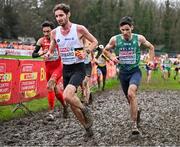 10 December 2023; Hugh Armstrong of Ireland competes in the senior men's 9000m during the SPAR European Cross Country Championships at Laeken Park in Brussels, Belgium. Photo by Sam Barnes/Sportsfile