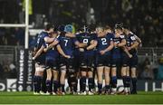 10 December 2023; Leinster players huddle during the Investec Champions Cup match between La Rochelle and Leinster at Stade Marcel Deflandre in La Rochelle, France. Photo by Harry Murphy/Sportsfile