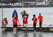10 December 2023; The Dungarvan Polar Plunge saw participants get “Freezin’ for a Reason” to raise funds for Special Olympics Ireland athletes in an event sponsored by Gala Retail at Dungarvan Beach in Waterford. Photo by Eóin Noonan/Sportsfile