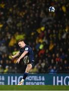 10 December 2023; Ciarán Frawley of Leinster attempts a drop-goal during the Investec Champions Cup match between La Rochelle and Leinster at Stade Marcel Deflandre in La Rochelle, France. Photo by Harry Murphy/Sportsfile